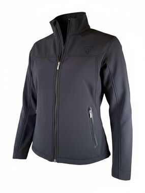Ariat New Team Softshell Jacket Zip Front Black Size Large